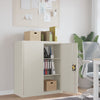 Weißer Aktenschrank Meyer 90x40x105cm (Stahl)