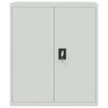 Hellgrauer Archivschrank Meyer 90x40x105cm (Stahl)