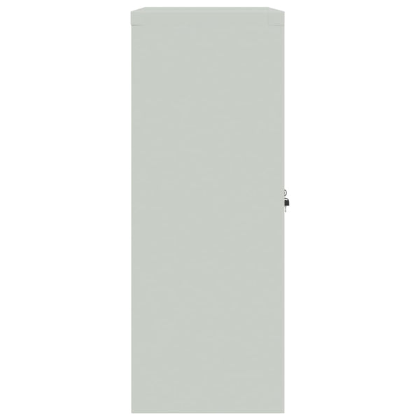 Hellgrauer Archivschrank Meyer 90x40x105cm (Stahl)