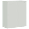 Hellgrauer Archivschrank Meyer 90x40x105cm (Stahl)