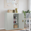 Hellgrauer Archivschrank Meyer 90x40x105cm (Stahl)
