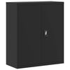 Schwarzer Aktenschrank Meyer 90x40x105cm (Stahl)