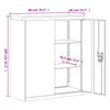 Archivschrank Anthrazit Meyer 90x40x105cm (Stahl)