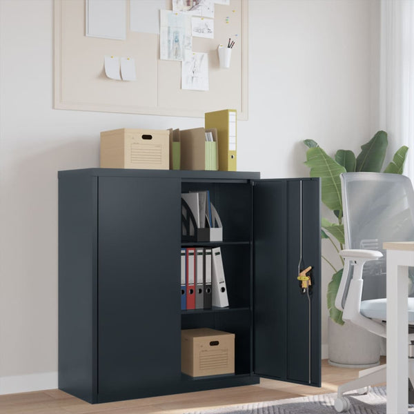 Archivschrank Anthrazit Meyer 90x40x105cm (Stahl)