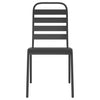 Baofeng 3-teiliges Outdoor-Esszimmer-Set aus Stahl, Anthrazit