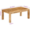 Couchtisch Sofia 100x55x40cm (Mangoholz)