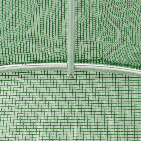 Grünes Gewächshaus mit Stahlrahmen Isguhi 8 m² 4x2x2 m