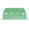 Grünes Gewächshaus mit Stahlrahmen Rikabi 20 m² 5x4x2,3 m