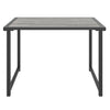 Anthrazitfarbener Gartentisch Traviata 55x40x37cm (Stahl)