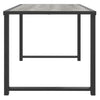 Anthrazitfarbener Gartentisch Traviata 55x40x37cm (Stahl)