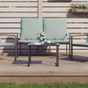 Anthrazitfarbener Gartentisch Traviata 55x40x37cm (Stahl)