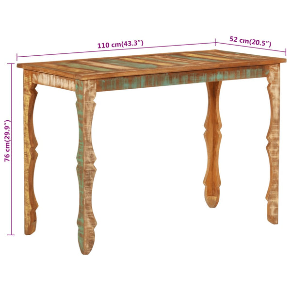 Esstisch Seadet 110x52x76cm (recyceltes Massivholz)