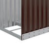 Braunes Kaminholzregal Rozmari 40x45x100cm (verzinkter Stahl)