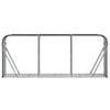 Braunes Kaminholzregal Rozmari 234x45x100cm (verzinkter Stahl)