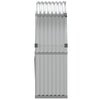 Silberner Kaminholzständer Rozmari 120x45x140cm (verzinkter Stahl)