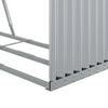 Hopea polttopuuteline Rozmari 120x45x210cm (galvanoitu teräs)