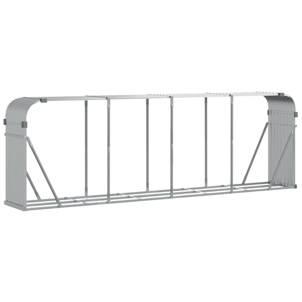 Brennholzregal Rozmari 300x45x100cm (verzinkter Stahl)