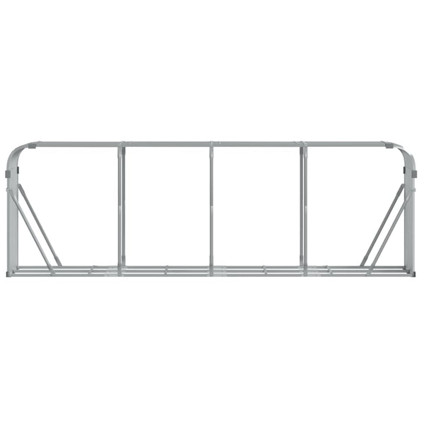 Brennholzregal Rozmari 300x45x100cm (verzinkter Stahl)