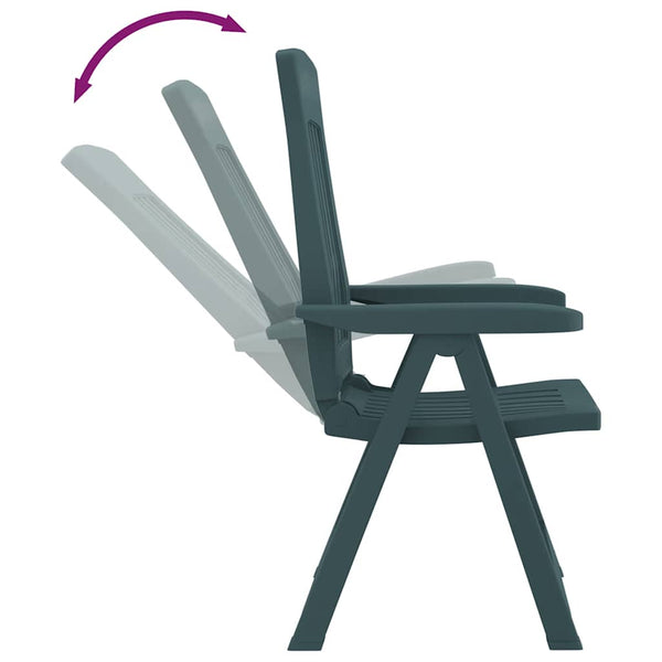 Gartensessel Ilica, grün (2er-Set)