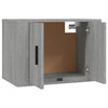 TV-Schrank-Set Sanza 3-teilig Grau (Sonoma Eiche)