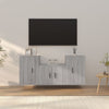 TV-Schrank-Set Sanza 3-teilig Grau (Sonoma Eiche)