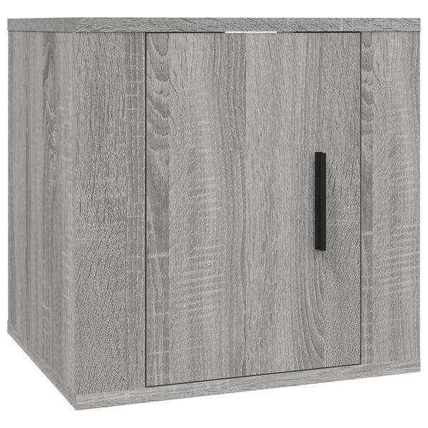 Graues TV-Schrank-Set Milorean (3-teilig, Sonoma-Holz)