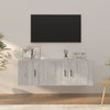 Graues TV-Schrank-Set Imtraut (2-teilig, Sonoma-Holz)