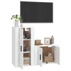 Weißes TV-Schrank-Set Iasmin (2-teilig, Holz)
