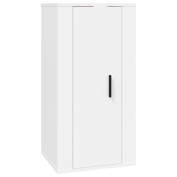 Weißes TV-Schrank-Set Iasmin (2-teilig, Holz)