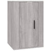 Graue TV-Schrank-Set Tiffanie (3-teilig, Sonoma Eiche)