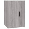 Grauer TV-Schrank Dimirel, 4-teilig (Sonoma-Holz)