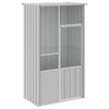 Grauer Vogelkäfig Ioasna 115x78x200cm (verzinkter Stahl)