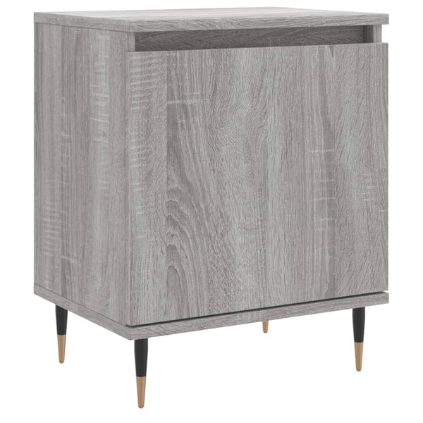 Grauer Nachttisch Tarapanel 40x30x50cm (Holz)