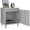 Grauer Nachttisch Tarapanel 40x30x50cm (Holz)