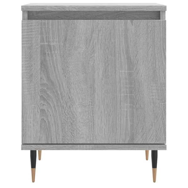 Grauer Nachttisch Tarapanel 40x30x50cm (Holz)