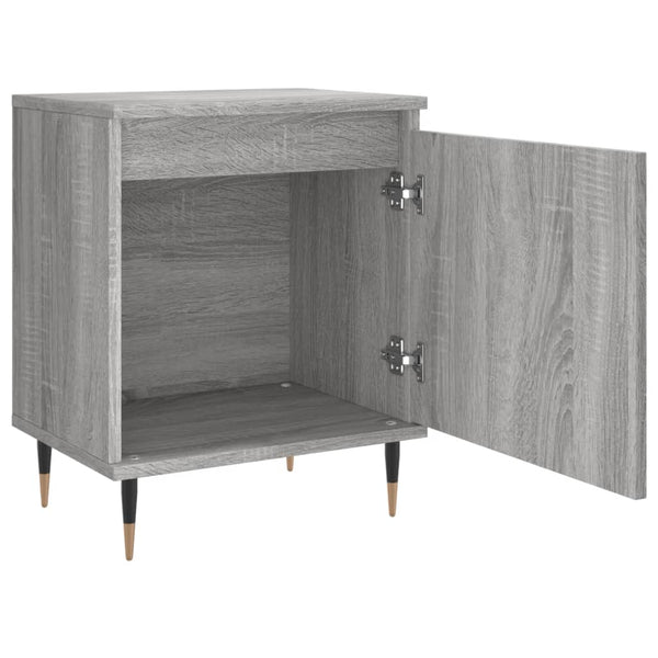 Grauer Nachttisch Tarapanel 40x30x50cm (Holz)