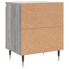 Grauer Nachttisch Tarapanel 40x30x50cm (Holz)