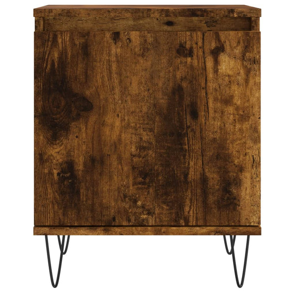 Nachttisch Trinitas, Rauch-Eiche, 40x30x50cm (Holz)