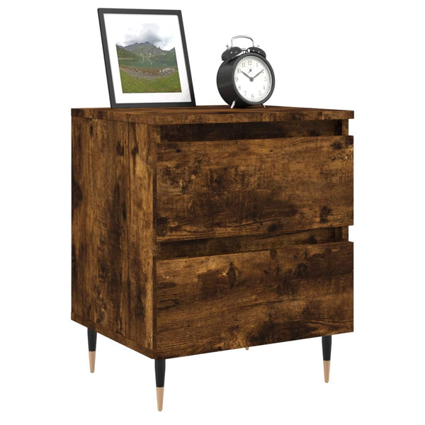 Nachttisch Kristyn Räuchereiche 40x35x50cm (Holz)