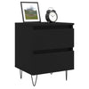 Schwarzer Nachttisch Deda 40x35x50cm (Holz)