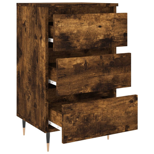 Nachttische Tivadar aus Wildeiche, 40x35x69cm (2er-Set Holz)