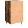 Nachttische Tivadar aus Wildeiche, 40x35x69cm (2er-Set Holz)