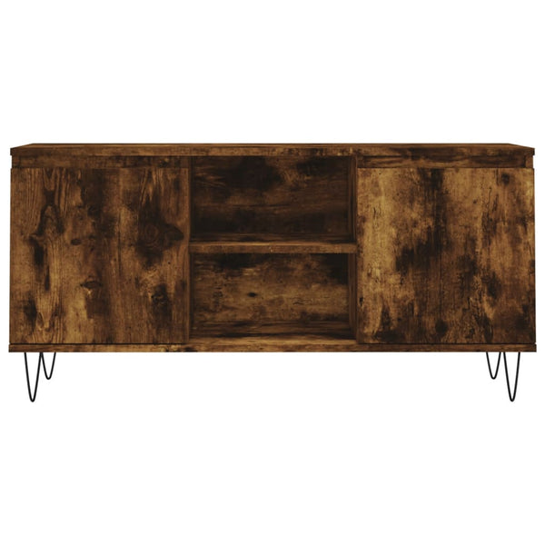 TV-Möbel Dolj aus Räuchereiche 104x35x50cm (Holz)