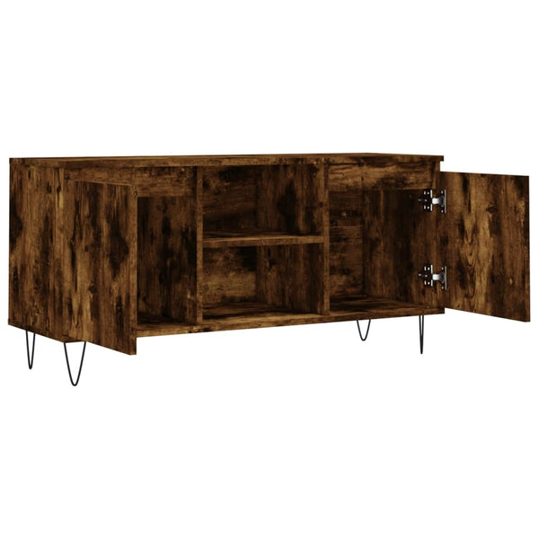 TV-Möbel Dolj aus Räuchereiche 104x35x50cm (Holz)