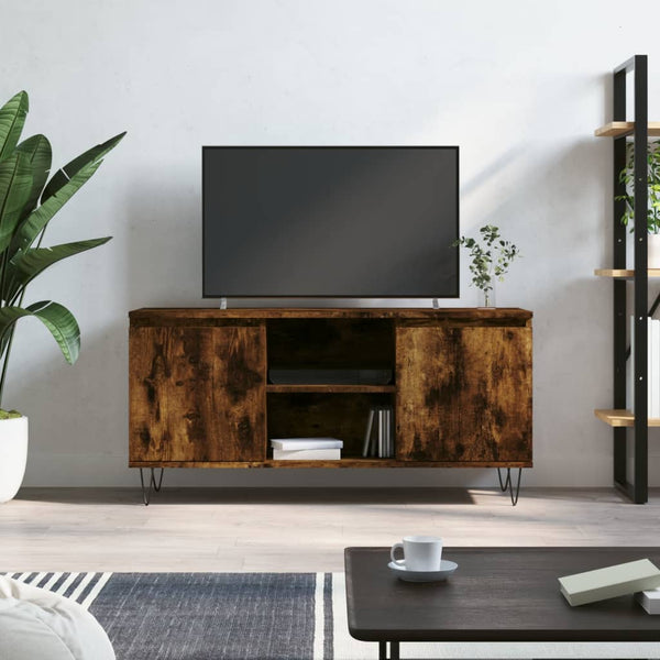 TV-Möbel Dolj aus Räuchereiche 104x35x50cm (Holz)
