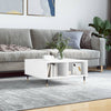 Valkoinen sohvapöytä Hardan 60x60x30cm (puinen)