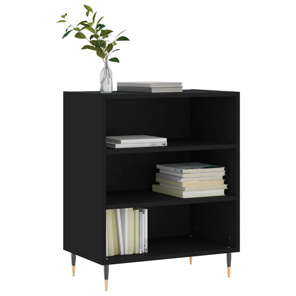 Schwarze Kommode Bratoi 57x35x70cm (Holz)