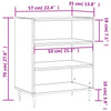 Betongraues Sideboard Bratoi 57x35x70cm (Holz)