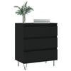 Schwarzes Sideboard Laurentina 60x35x70cm (Holz)