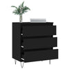 Schwarzes Sideboard Laurentina 60x35x70cm (Holz)